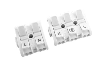 Double Side Press 2 Pole Spring Connector