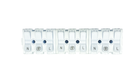 Screwless  9 Pole Push Wire Connector