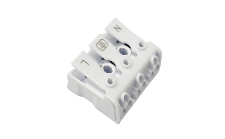 Easy release and connection 3 Pin Luminaire Connector with 450V 24A