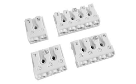 Super Thin  2 Pin Luminaire Connector Aprroval of UL, ENEC, CE, UKCA, KEMA KEUR