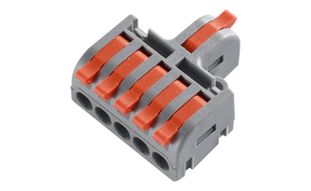 1 to 5 Splicing type Push Wire Connector for 0.2 -4mm2