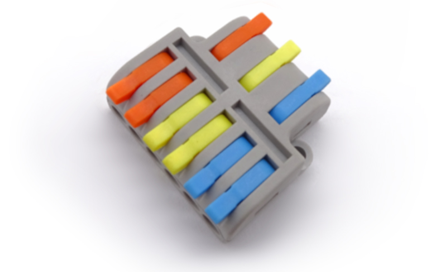 3 to 6 Splicing type Push Wire Connector for 0.2 -4mm2