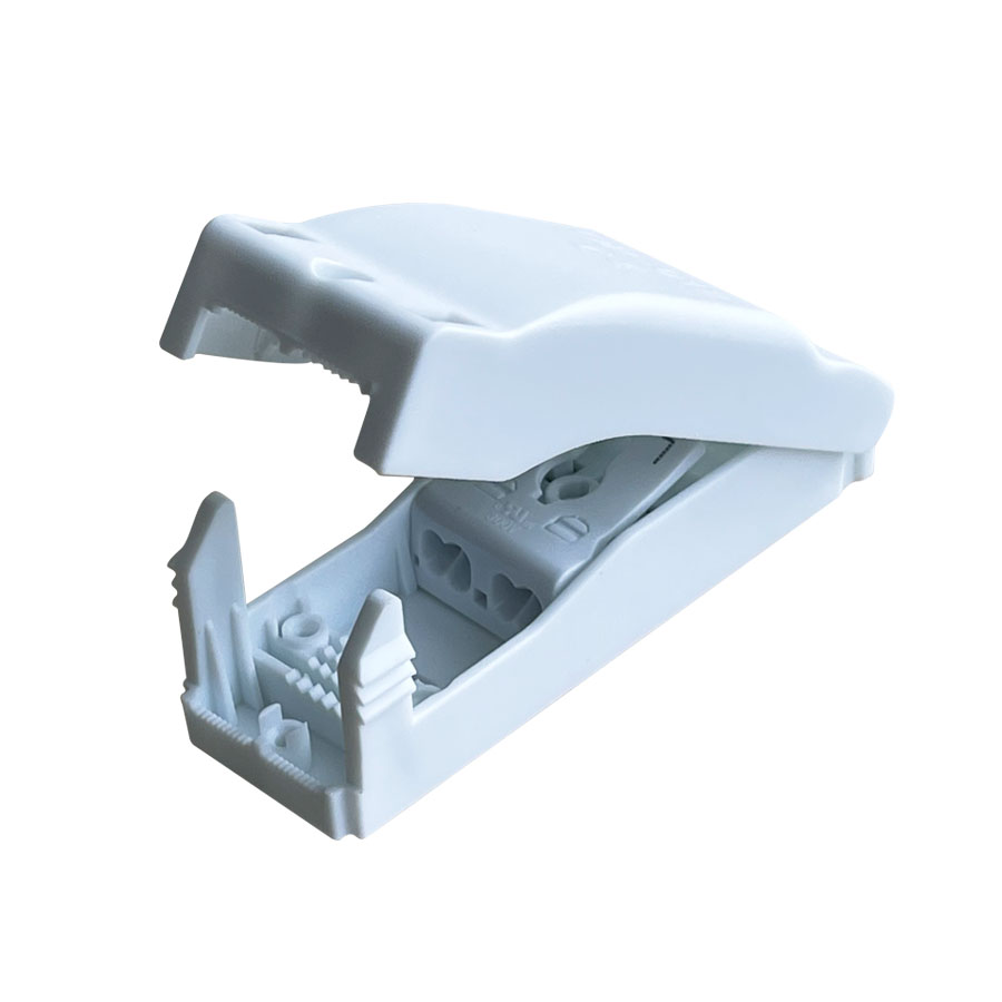 Screwless Plastic Junction Box for 2 Pole push wire connector